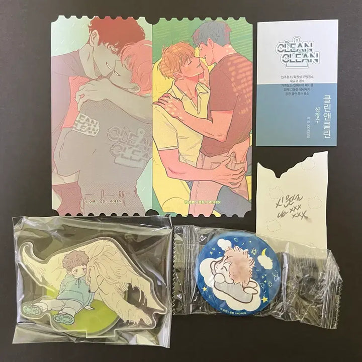 [BUNJANG] M2F 백퍼센트클린업 Acrylic Goods Bundle Set / 모펀 백퍼센트클린업 백클업 석연 우인 윤설 정수 아크릴 굿즈 세트