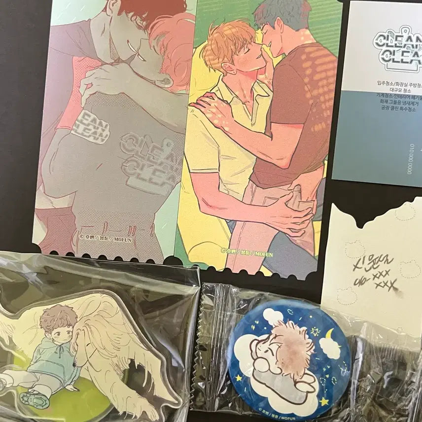 [BUNJANG] M2F 백퍼센트클린업 Acrylic Goods Bundle Set / 모펀 백퍼센트클린업 백클업 석연 우인 윤설 정수 아크릴 굿즈 세트