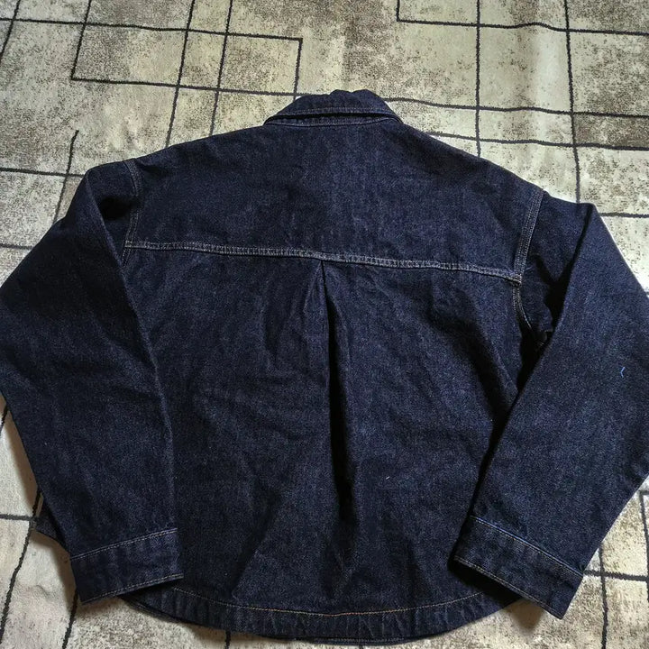 [BUNJANG] ZARA Indigo Blue Denim Jacket (M-L) / 자라 인디고 블루 청 데님 자켓 사이즈 M~L