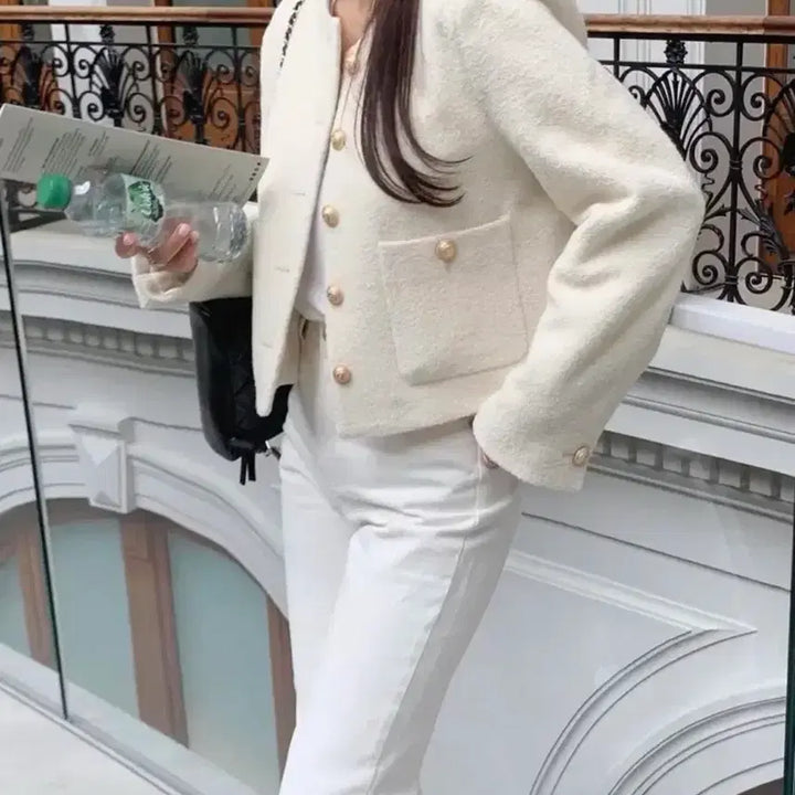 [BUNJANG] The Wish Liz Tweed Jacket / 더위시 리즈 트위드자켓 클래식 소피아