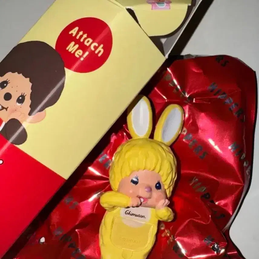 [BUNJANG] Monchhichi Hippy Chamutan Yellow Doll / 몬치치 히퍼 차무탄 옐로우