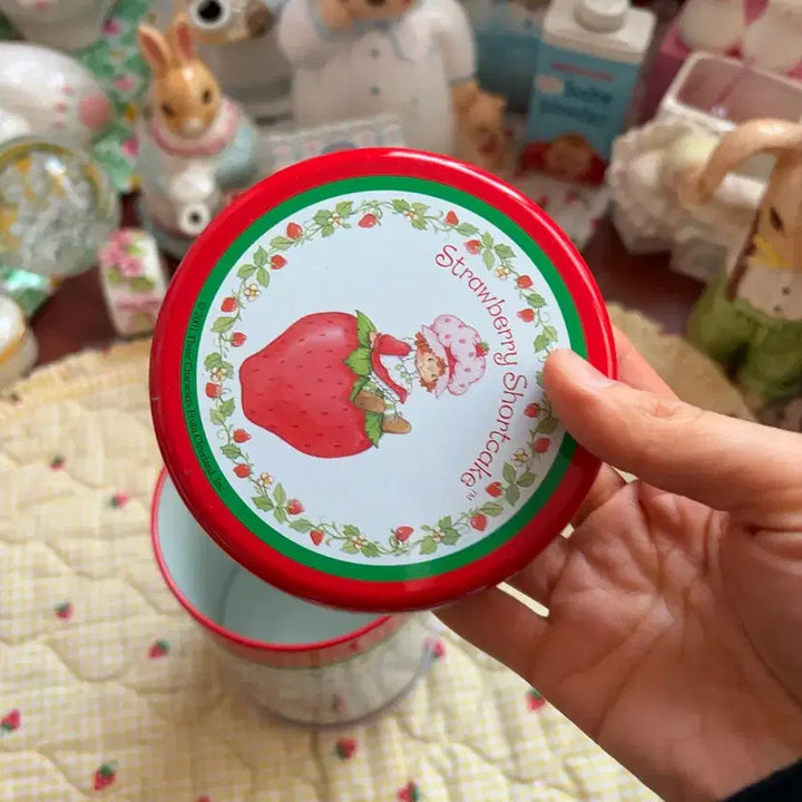 [BUNJANG] Strawberry Shortcake Vintage Tin Case / 빈티지 스트로베리쇼트케이크 틴케이스