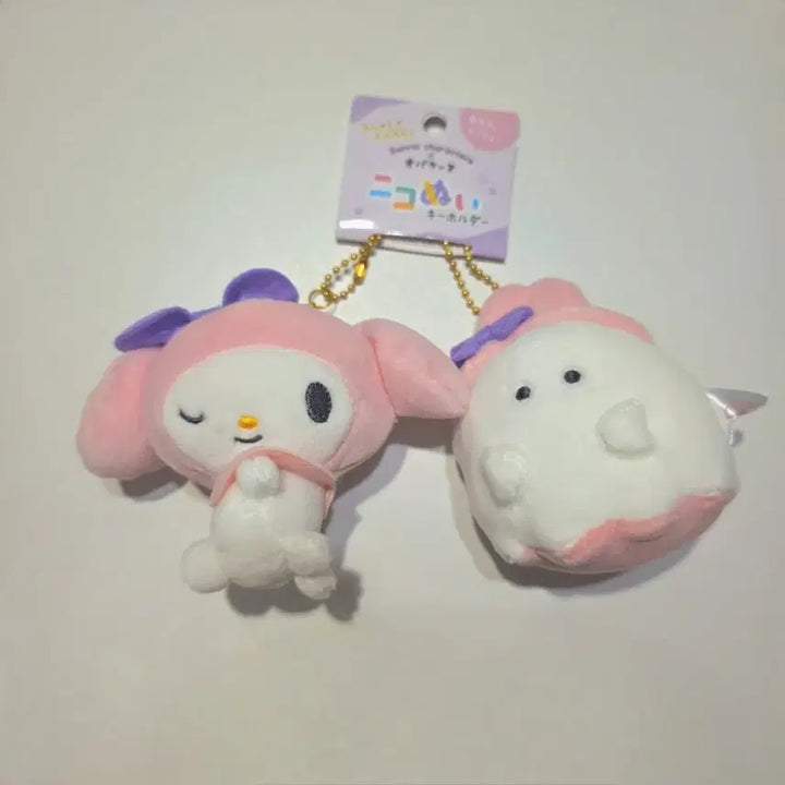 [BUNJANG] Sanrio My Melody Obake Nicobui Doll Keychain / 산리오 마이멜로디 오바케 니코누이 인형 키링 자석 인형(새상품)