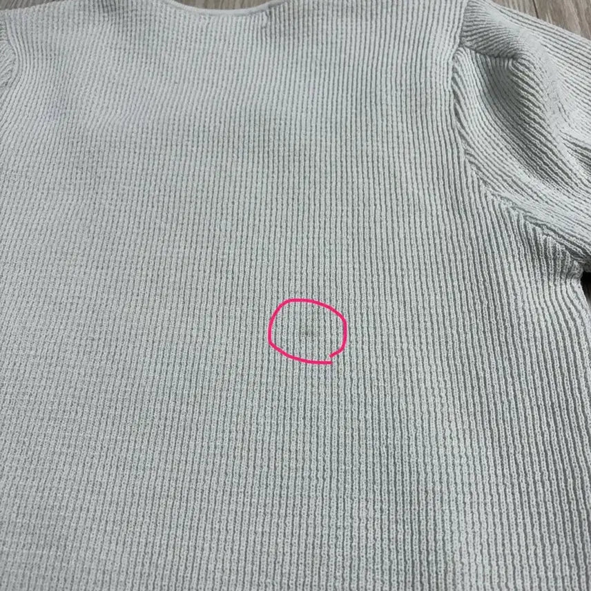 [BUNJANG] Project M Square Neck Short Sleeve Knit Top - Light Beige / 실사ㅇ,실측ㅇ)프로젝트엠 여성 스퀘어넥 봄옷 반팔니트 화이트 5566