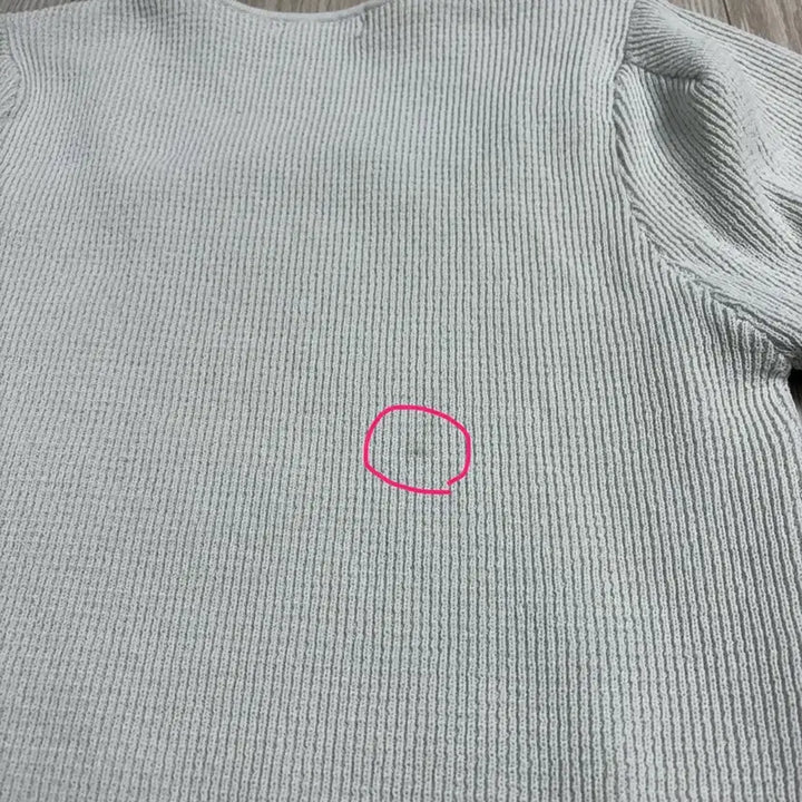 [BUNJANG] Project M Square Neck Short Sleeve Knit Top - Light Beige / 실사ㅇ,실측ㅇ)프로젝트엠 여성 스퀘어넥 봄옷 반팔니트 화이트 5566