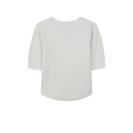 [BUNJANG] Project M Square Neck Short Sleeve Knit Top - Light Beige / 실사ㅇ,실측ㅇ)프로젝트엠 여성 스퀘어넥 봄옷 반팔니트 화이트 5566