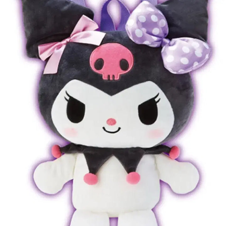 [BUNJANG] Sanrio Kuromi Special Plush Backpack / 산리오 아타리쿠지 라스트원 스페셜 쿠로미 인형 백팩 가방 배낭 굿즈