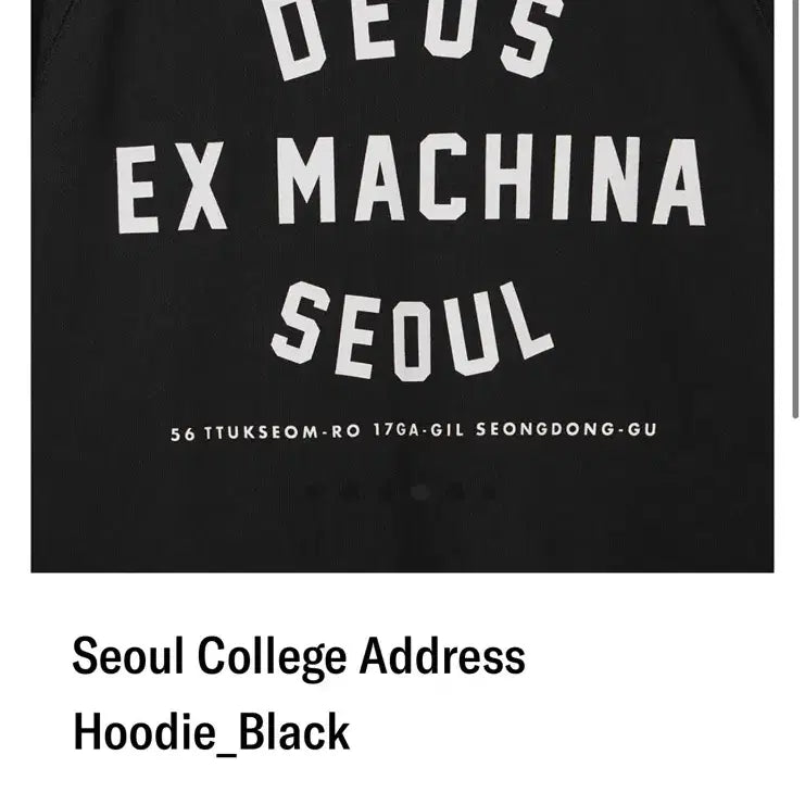 [BUNJANG] Deus Hooded Sweatshirt / 데우스 후드티