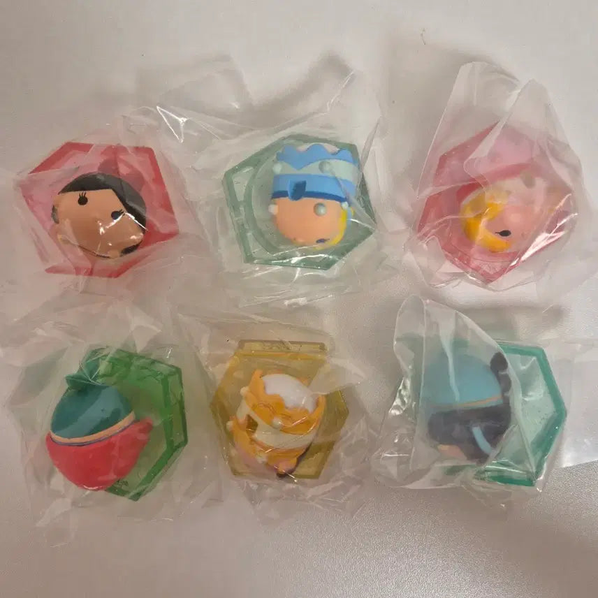 [BUNJANG] Disney Tsum Tsum Princess Collection Figure Set / 디즈니썸썸가챠미니피규어 프린세스컬렉션 백설공주신데렐라오로라에리얼벨자스민