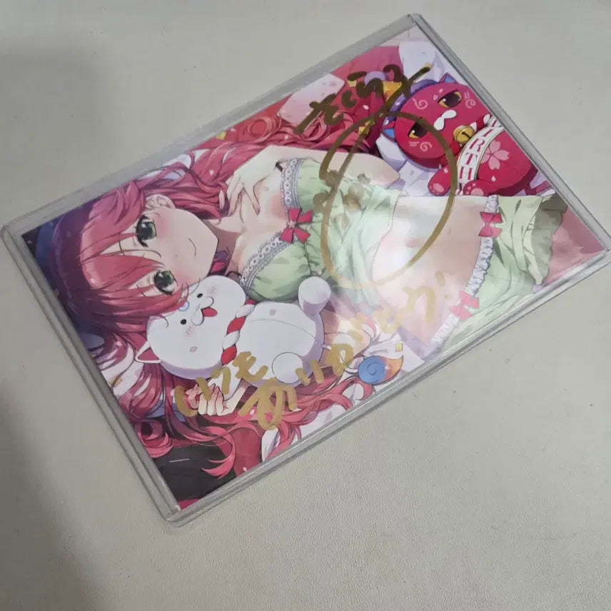 [BUNJANG] Hololive Sakura Miko Autographed Goods Bundle / 홀로라이브 사쿠라 미코 친필 싸인 외 굿즈 일괄