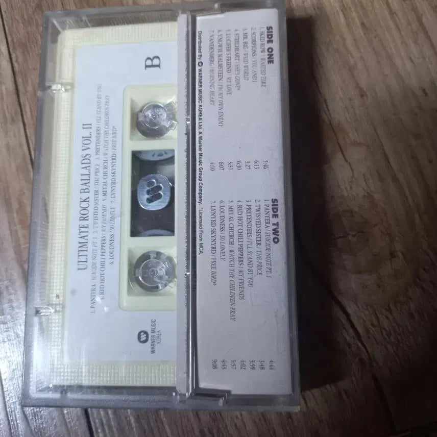[BUNJANG] Various Artists Rock Ballads Vol. II Cassette Tape / 락발라드 카세트테이프