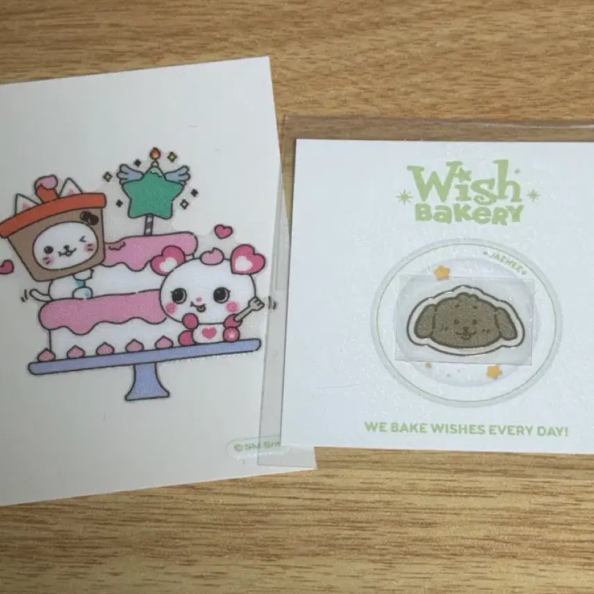 [BUNJANG] Wish Bakery Special Edition Sticker Bundle Set / 위시베이커리 입장 특전 띠부씰 메탈스티커 양도