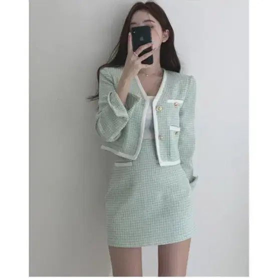 [BUNJANG] Objest Tweed Jacket / 오브제스트 트위드자켓