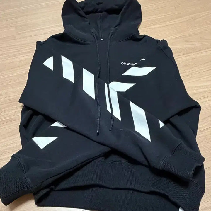 [BUNJANG] Off-White Diagonal Hoodie S Size / 정품) 오프화이트 다이애그널 후드티 S 사이즈