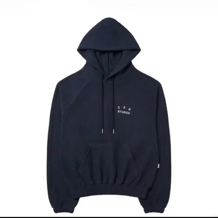[BUNJANG] IAPP Studio Herringbone Hoodie Navy / [L]아이앱스튜디오 헤링본 후드티 네이비