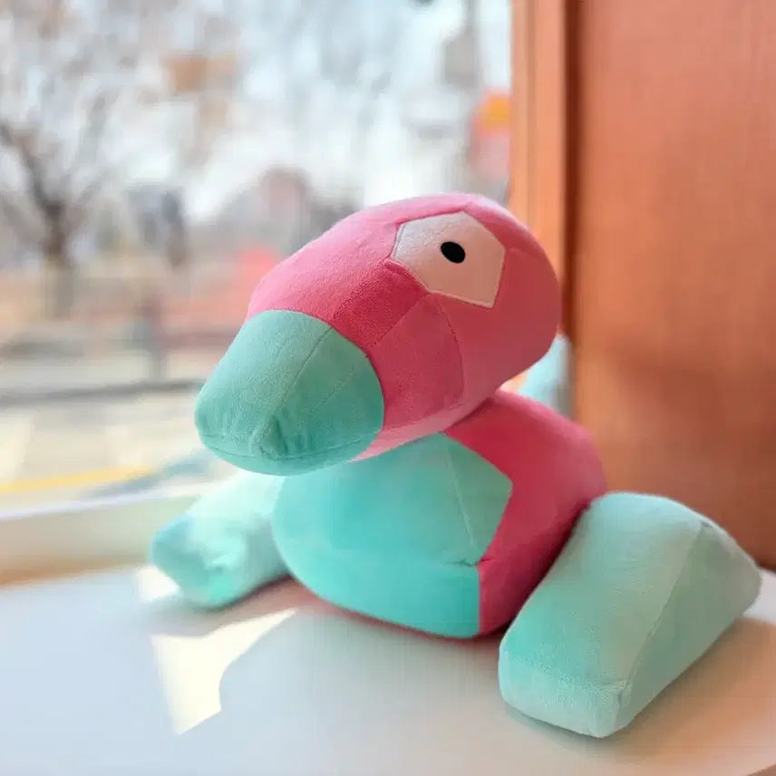 [BUNJANG] Bandai Pokemon Porygon Plush Doll 45cm / 일본 반다이 포켓몬 폴리곤 대형 봉제인형 45cm