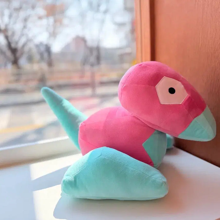 [BUNJANG] Bandai Pokemon Porygon Plush Doll 45cm / 일본 반다이 포켓몬 폴리곤 대형 봉제인형 45cm