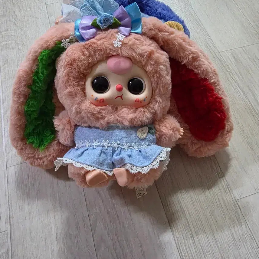 [BUNJANG] Baby Three Half-Half Rabbit Doll / 베이비쓰리 반반토끼