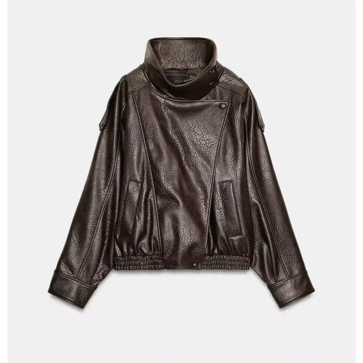 [BUNJANG] Zara Leather Jacket (As Worn by Local Celebrity) / [s/현지 애니 착용]자라 레더자켓