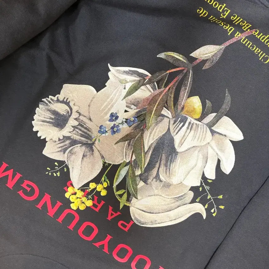 [BUNJANG] Wooyoungmi Flower Back Logo Sweatshirt / 우영미 플라워 맨투맨 44