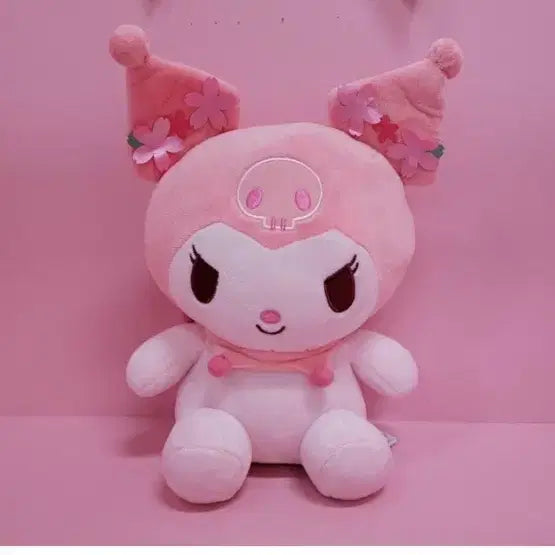 [BUNJANG] Kuromi Cherry Blossom Plush Doll / 벚꽃 쿠로미 체리블로썸 인형 봉제인형 중형 팝니다