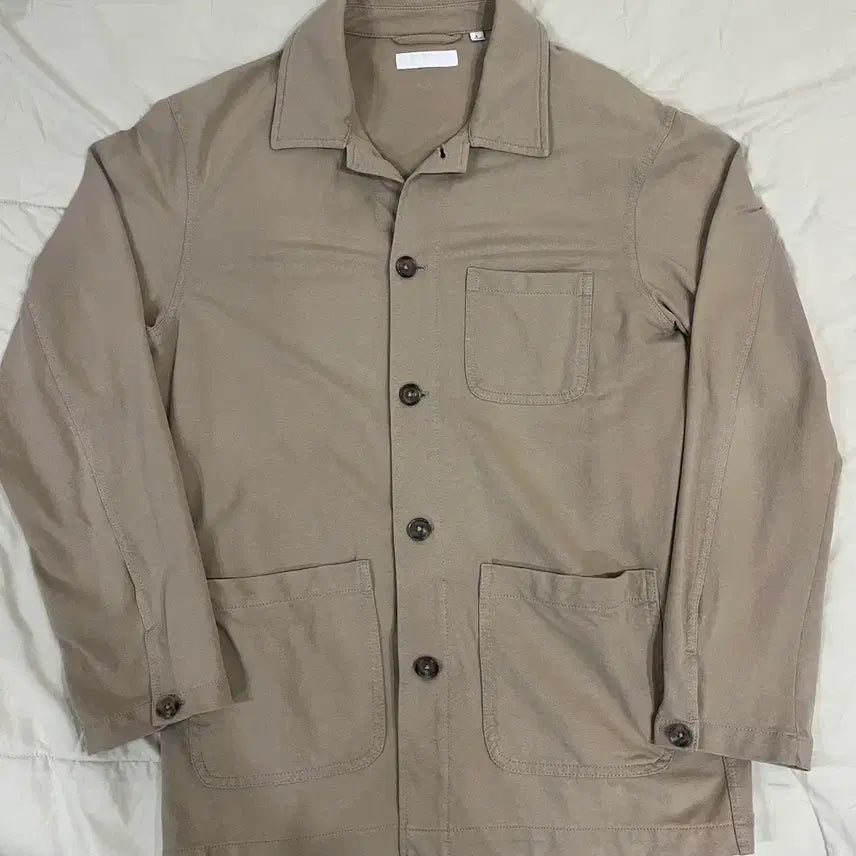 [BUNJANG] Uniqlo Wash Jersey Work Jacket / 유니클로 워시저지 워크재킷
