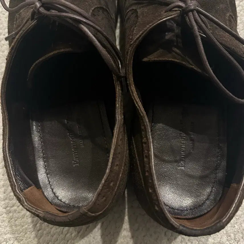 [BUNJANG] Zegna Suede Cap-toe Oxford Shoes / 제냐 Ermenegildo Zegna 스웨이드 캡토 옥스포드 슈즈