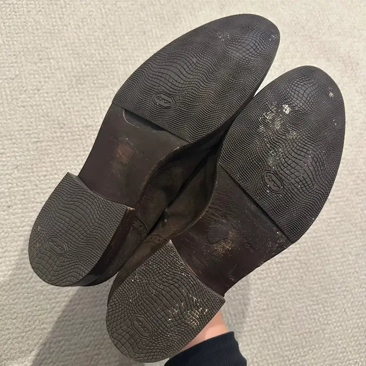[BUNJANG] Zegna Suede Cap-toe Oxford Shoes / 제냐 Ermenegildo Zegna 스웨이드 캡토 옥스포드 슈즈