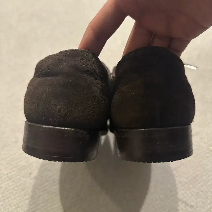 [BUNJANG] Zegna Suede Cap-toe Oxford Shoes / 제냐 Ermenegildo Zegna 스웨이드 캡토 옥스포드 슈즈