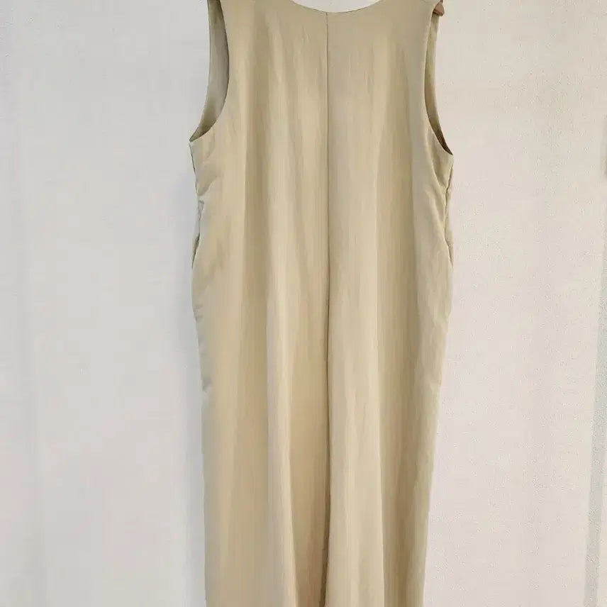 [BUNJANG] Minimal Layered Spring Maxi Dress / 미니멀 레이어드 봄 원피스 / 롱 레이어드 나시 민소매 이지룩 미니멀