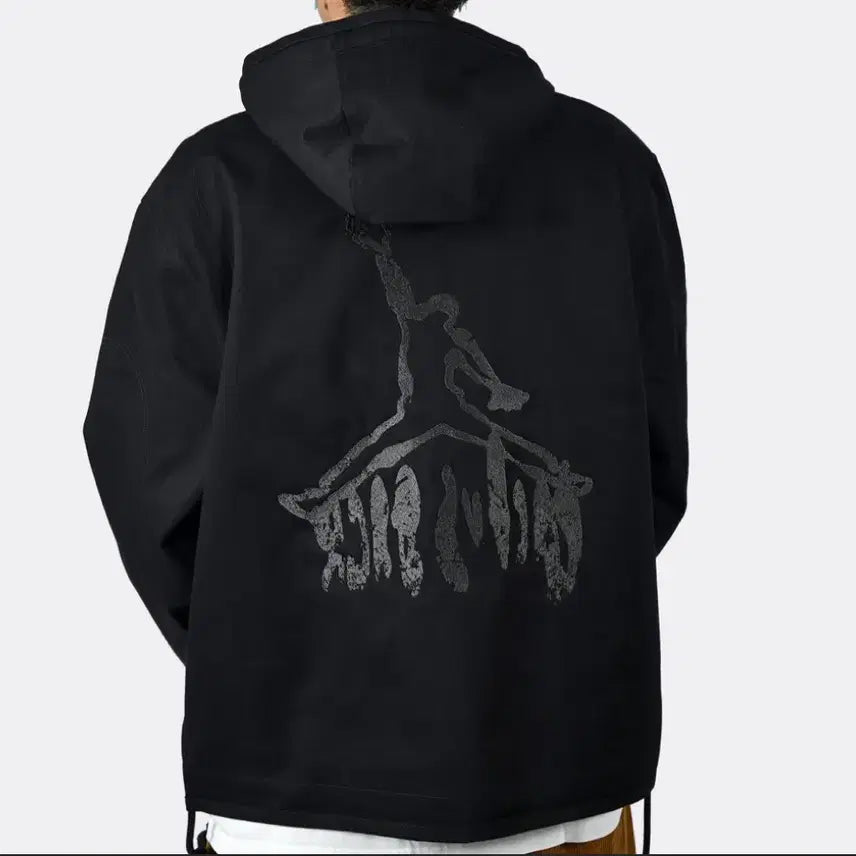 [BUNJANG] Cactus Jack x Air Jordan Black Anorak Hoodie / 캑터스잭 x 에어조던 블랙 아노락 후드