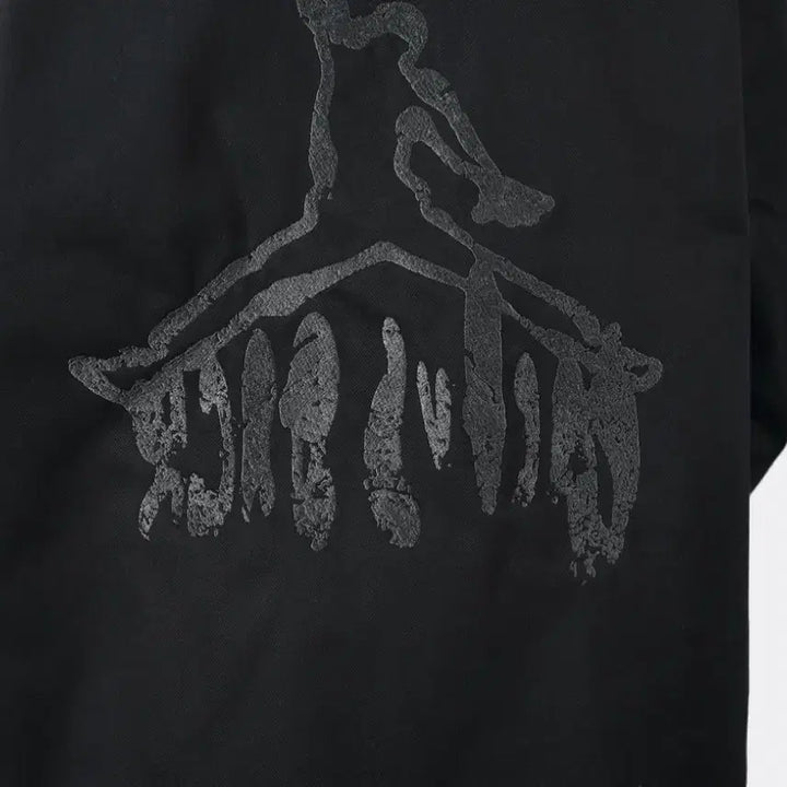 [BUNJANG] Cactus Jack x Air Jordan Black Anorak Hoodie / 캑터스잭 x 에어조던 블랙 아노락 후드