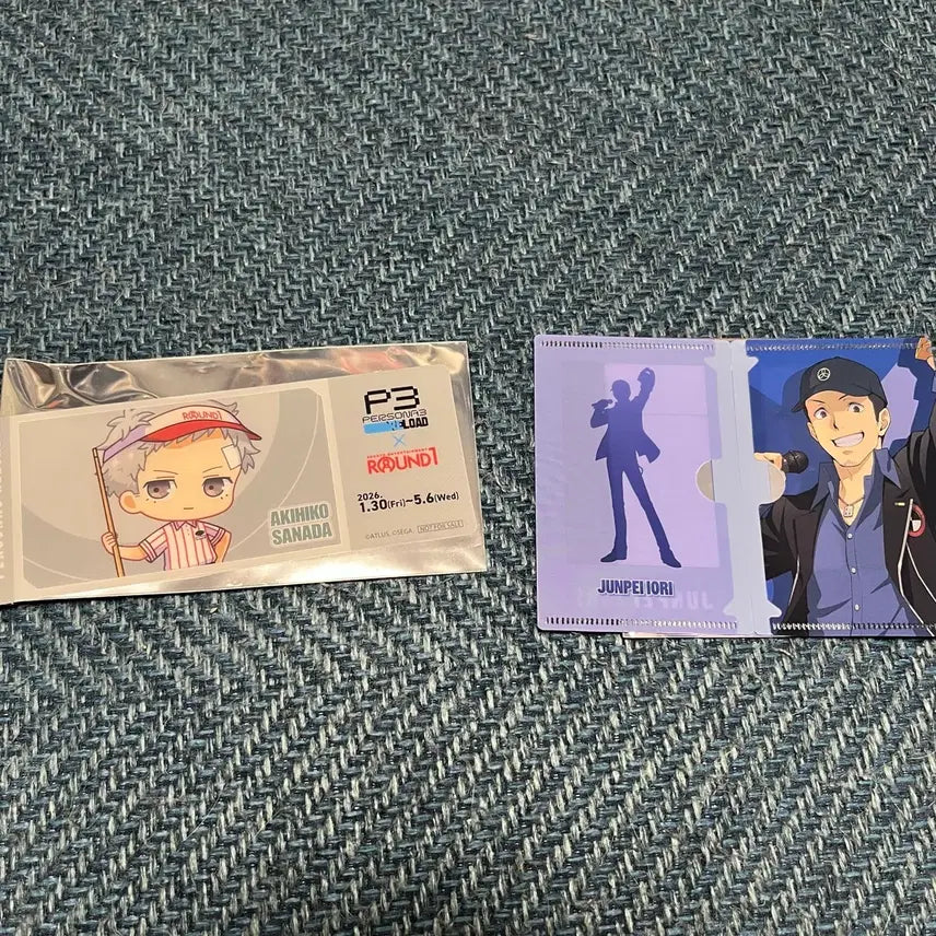 [BUNJANG] Persona 3 Reload Junpei Sanada Goods Set / 페르소나3 리로드 라운드원 콜라보 굿즈 사나다 준페이