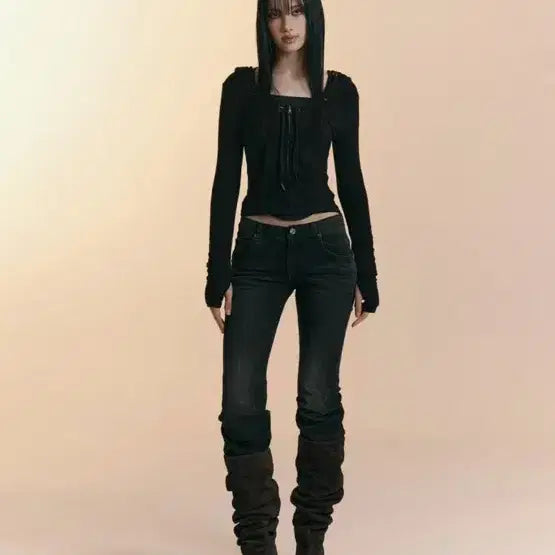 [BUNJANG] Please No Follow Bootcut Denim Pants / (새상품) 플리즈노팔로우 부츠컷 데님 팬츠