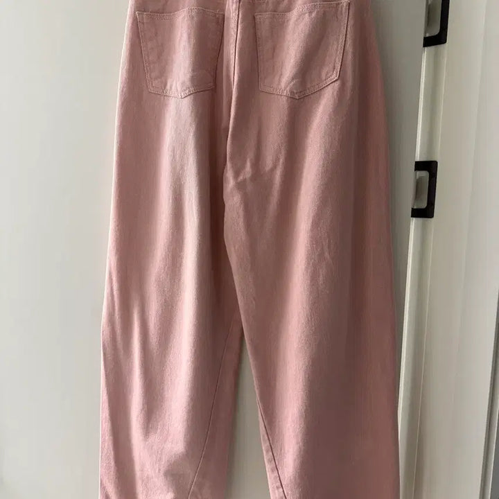[BUNJANG] Pink Denim Trousers M / 남성 핀턱 핑크 데님 M