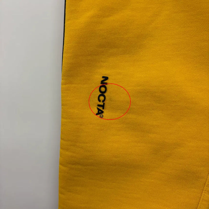 [BUNJANG] Nike x Drake NOCTA Fleece Pants University Gold / [XL] 나이키 x 드레이크 녹타 플리스 팬츠 유니버시티 골드