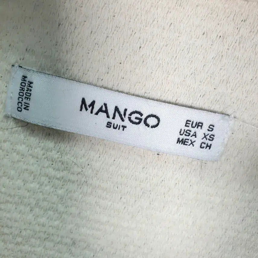 [BUNJANG] Mango Suit Line Frill Tweed Jacket / [55]망고 SUIT 라인 프릴 트위드 자켓