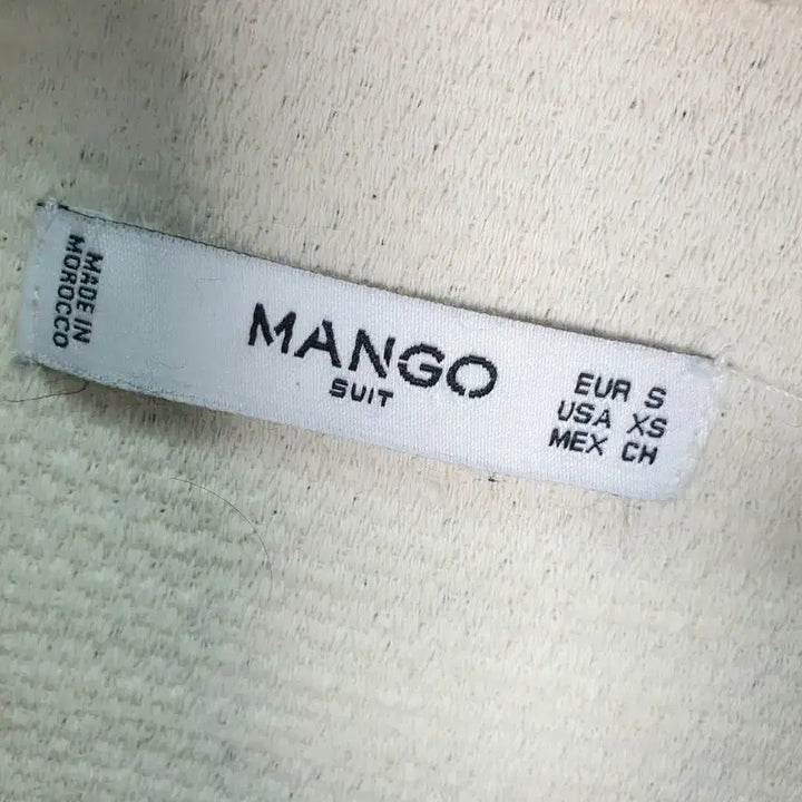 [BUNJANG] Mango Suit Line Frill Tweed Jacket / [55]망고 SUIT 라인 프릴 트위드 자켓