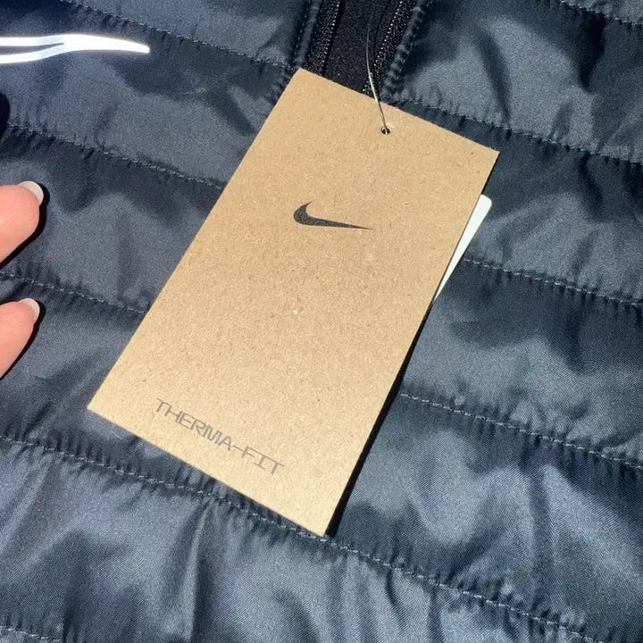 [BUNJANG] Nike Black Quilted Half-Zip Top (L) / 나이키