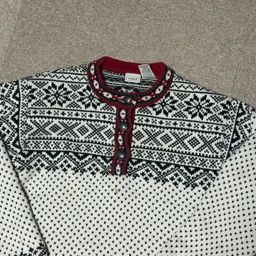 [BUNJANG] L.L.Bean Tyrolian Sweater / 엘엘빈 티롤리안 스웨터