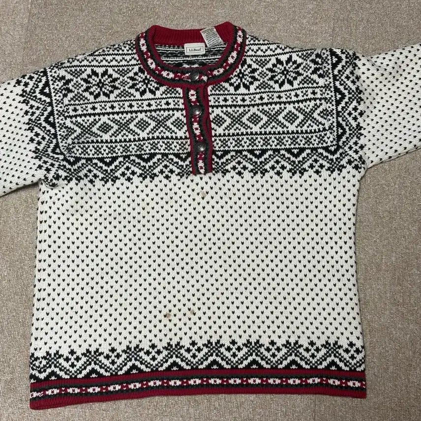 [BUNJANG] L.L.Bean Tyrolian Sweater / 엘엘빈 티롤리안 스웨터