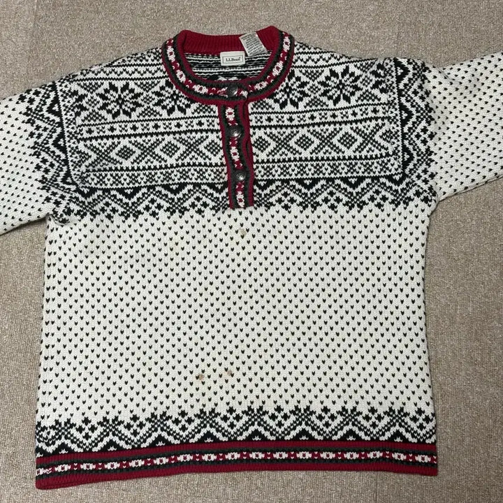 [BUNJANG] L.L.Bean Tyrolian Sweater / 엘엘빈 티롤리안 스웨터