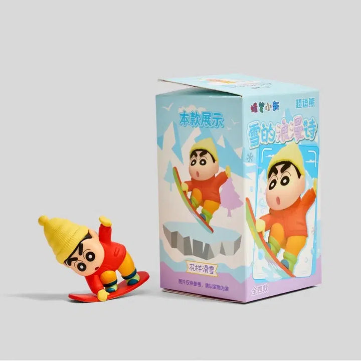 [BUNJANG] Crayon Shin-chan Snowboard Figure / (새상품) 짱구 스노우보드 피규어