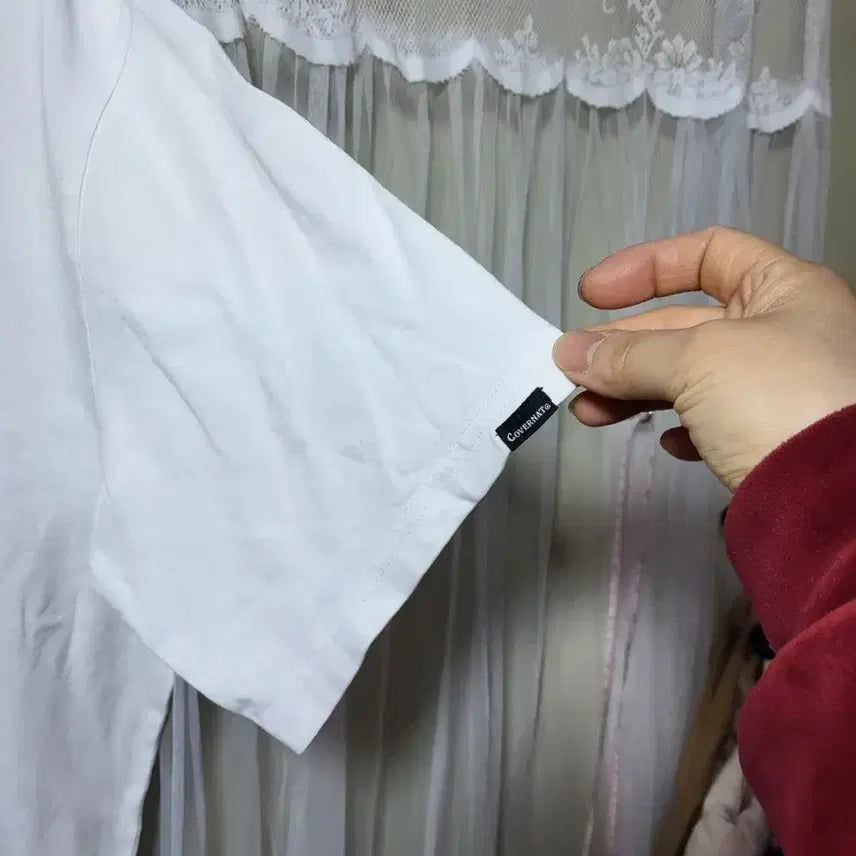 [BUNJANG] Covernat Surfboard White T-Shirt / 커버낫 흰색 서핑보드 반팔 티셔츠