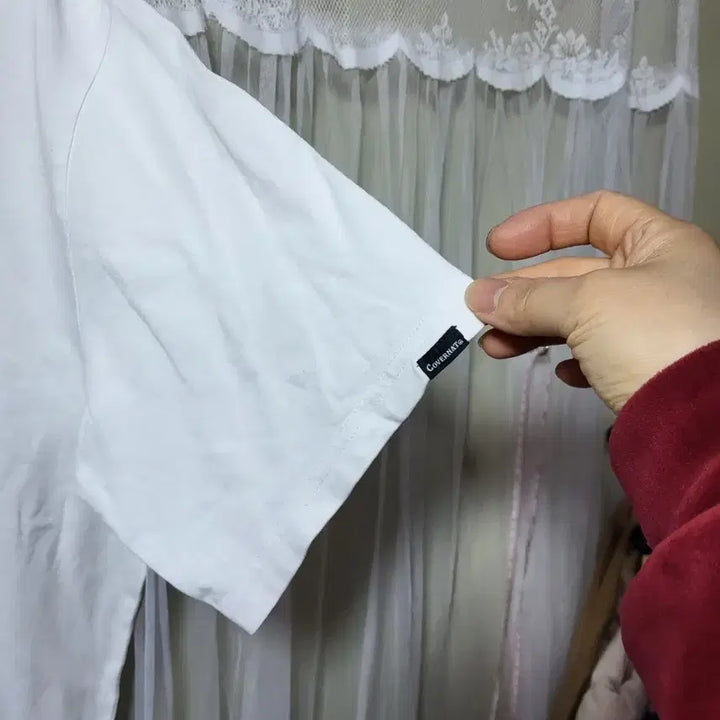 [BUNJANG] Covernat Surfboard White T-Shirt / 커버낫 흰색 서핑보드 반팔 티셔츠