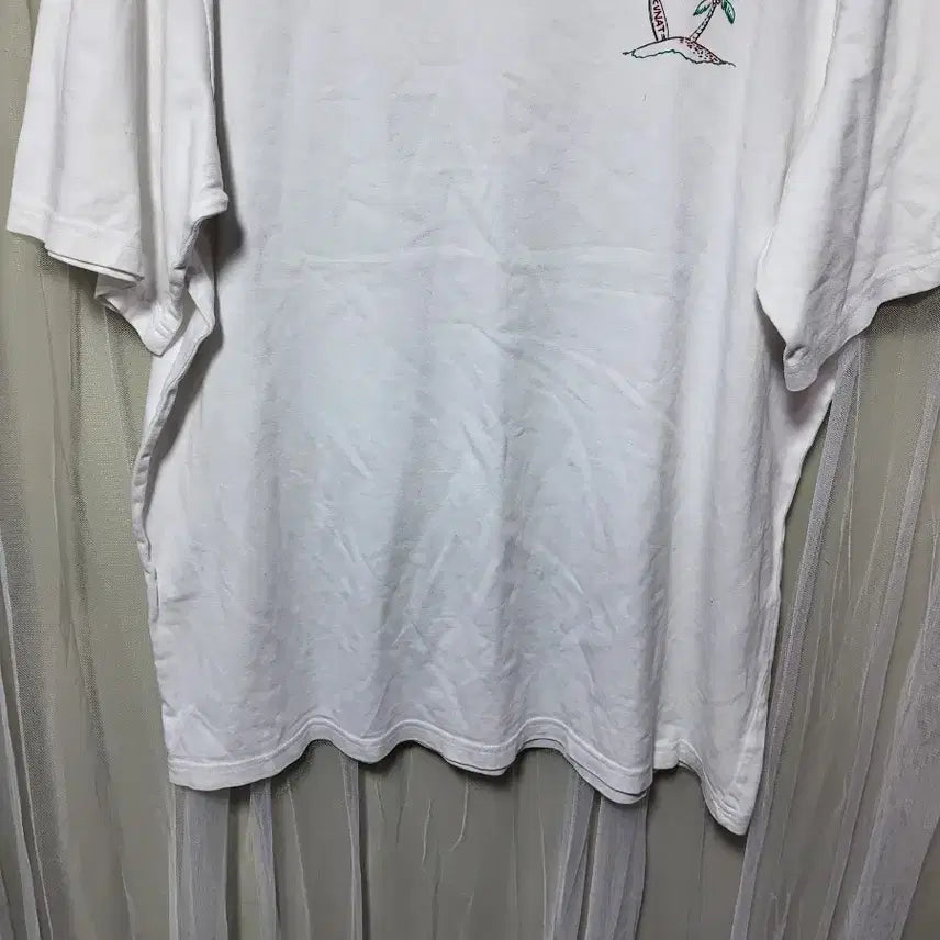 [BUNJANG] Covernat Surfboard White T-Shirt / 커버낫 흰색 서핑보드 반팔 티셔츠