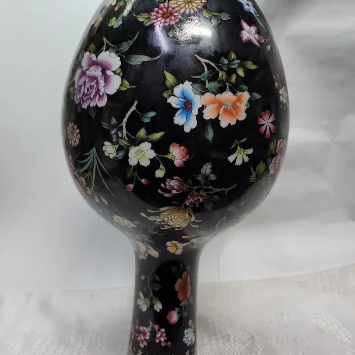 [SOLD OUT] 중국도자기 검정 색채 도자기 화병