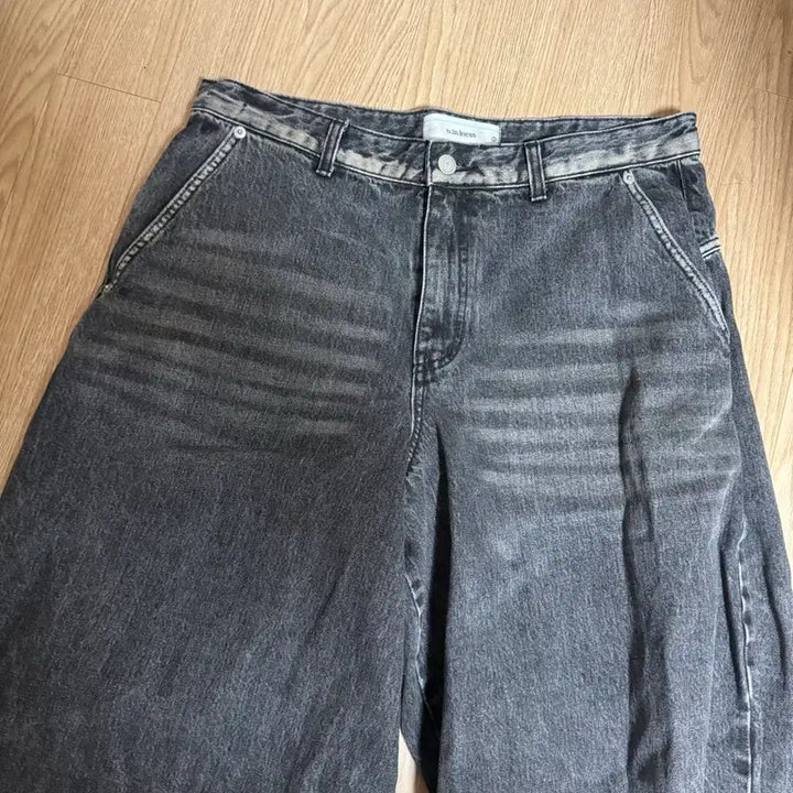 [BUNJANG] Waveyness Rust Washing Baggy Denim Pants Muddy Blue / 웨이비니스 러스트 워싱 배기 데님팬츠 머디블루