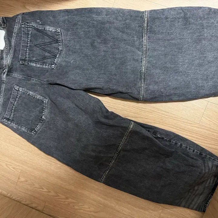 [BUNJANG] Waveyness Rust Washing Baggy Denim Pants Muddy Blue / 웨이비니스 러스트 워싱 배기 데님팬츠 머디블루