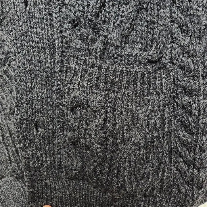 [BUNJANG] Kerry Woollen Mills Charcoal Knitwear Cardigan / [케리울른밀즈] 남성 차콜 니트웨어 가디건  40